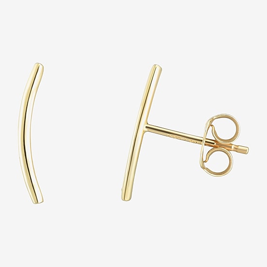 Gold Addiction 14K Gold 15mm Stud Earrings