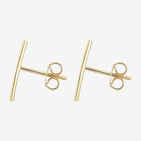 Gold Addiction 14K Gold 15mm Stud Earrings