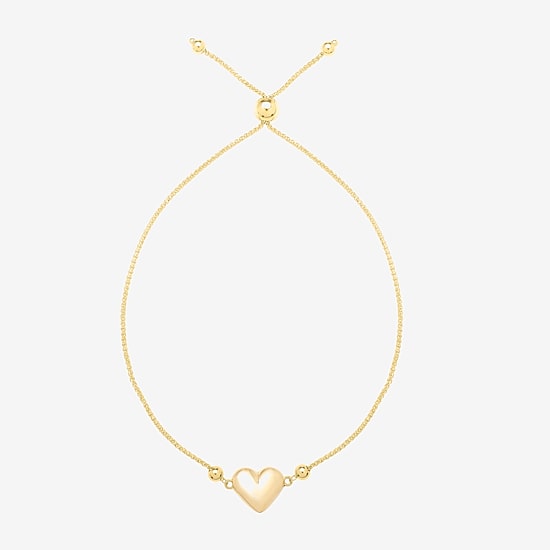 Womens 14K Gold 9 Inch Wheat Chain Bracelet