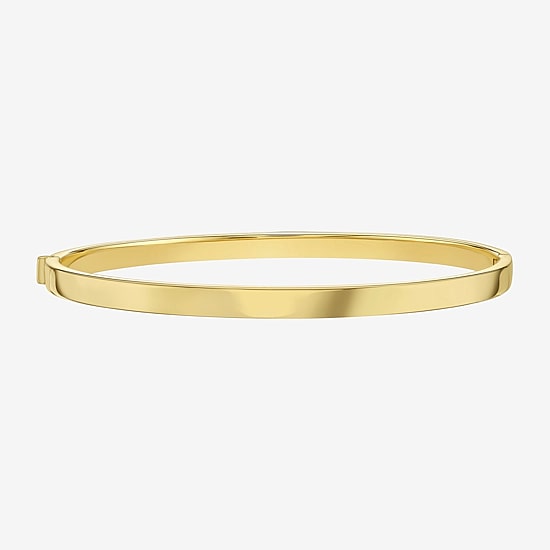 Unisex Adult 14K Gold Bangle Bracelet