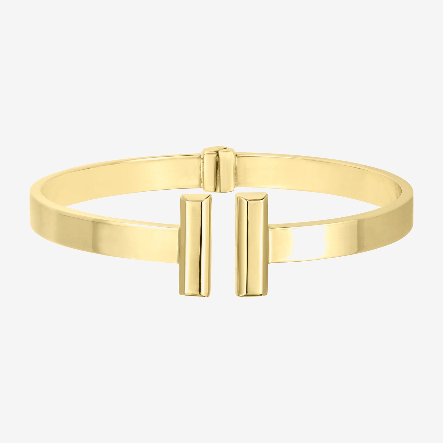 Unisex Adult 14K Gold Bangle Bracelet