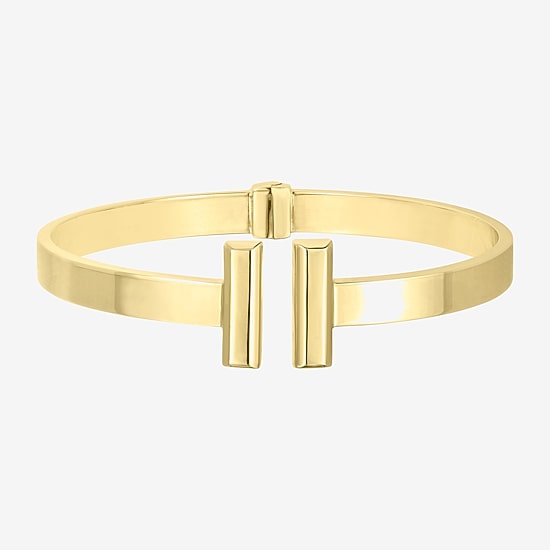 Unisex Adult 14K Gold Bangle Bracelet