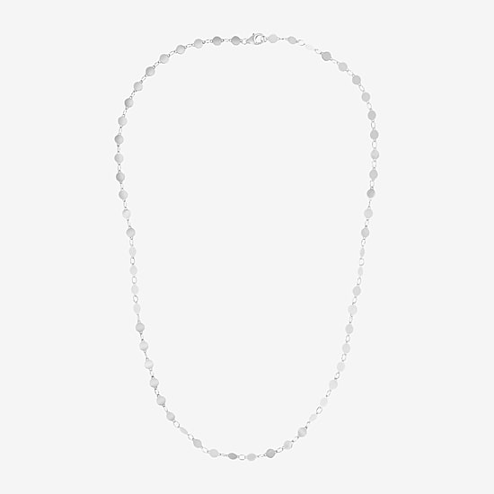 Womens 14K Gold 18 Inch Chain Necklace