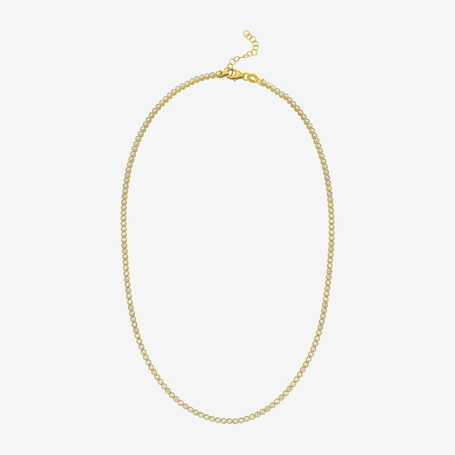 Unisex Adult 14K Gold 17 Inch Chain Necklace