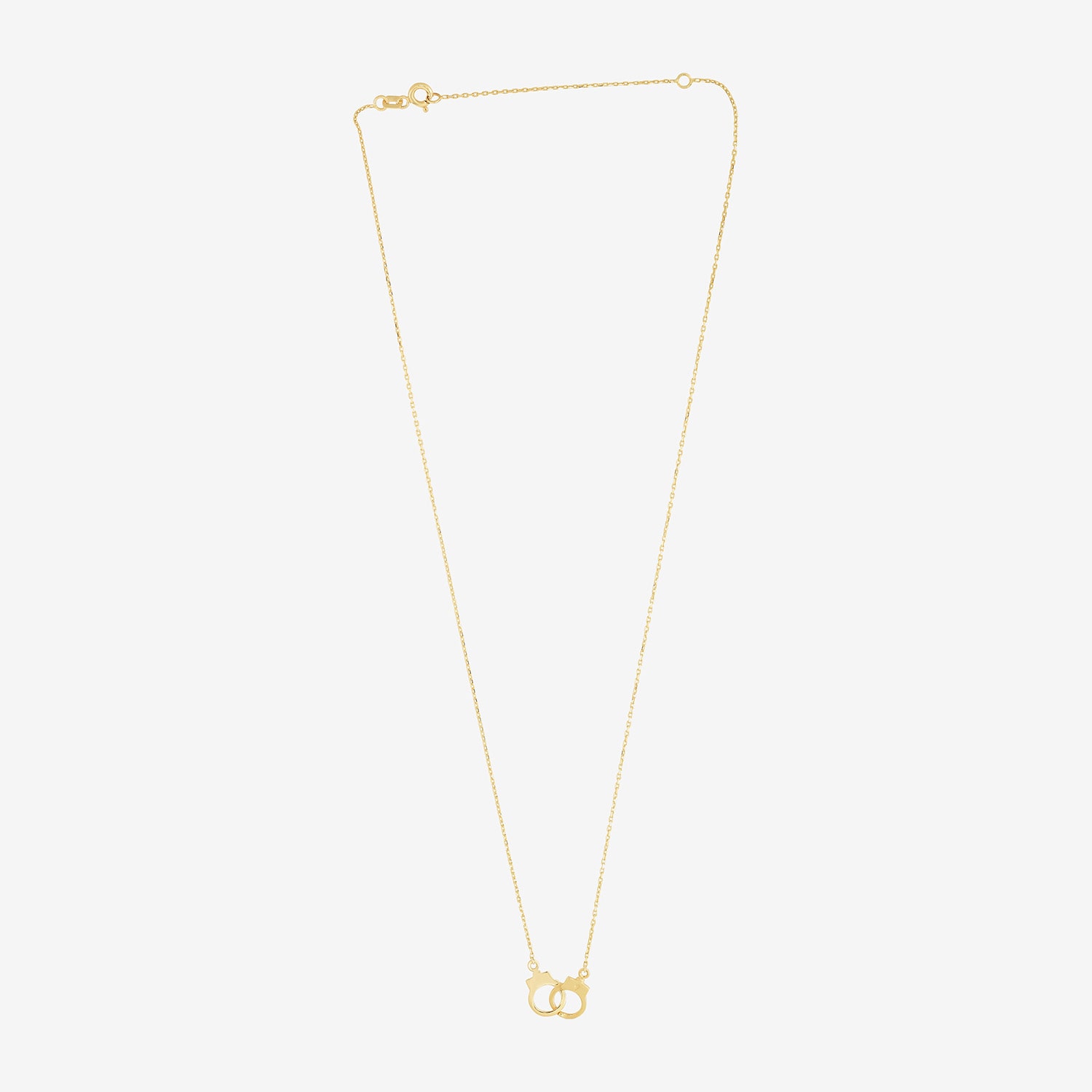 Gold Addiction Womens 14K Gold 18 Inch Pendant Necklace