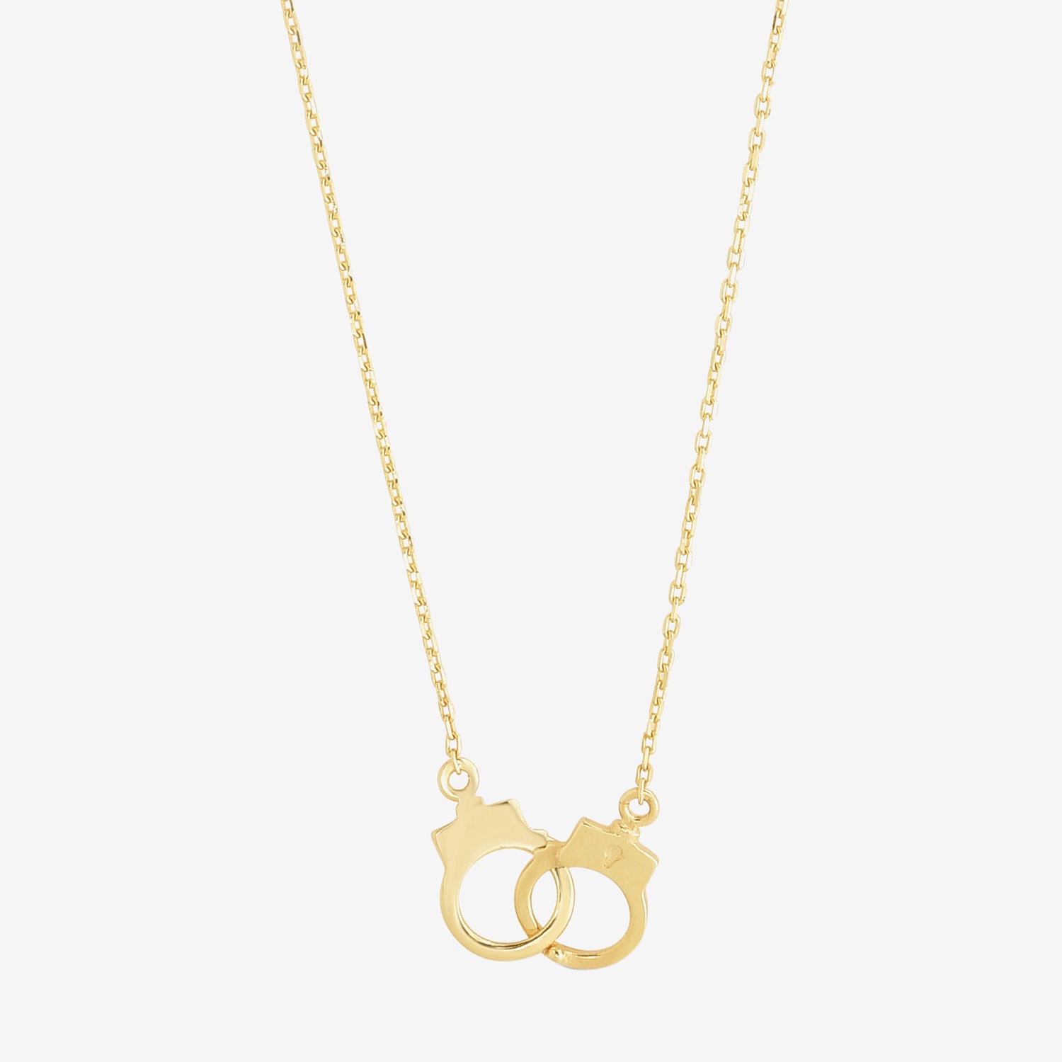 Gold Addiction Womens 14K Gold 18 Inch Pendant Necklace