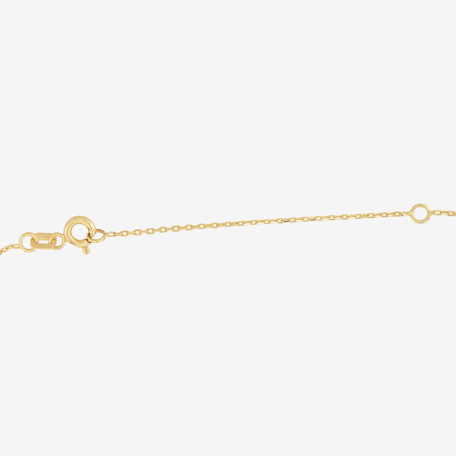 Gold Addiction Womens 14K Gold 18 Inch Pendant Necklace
