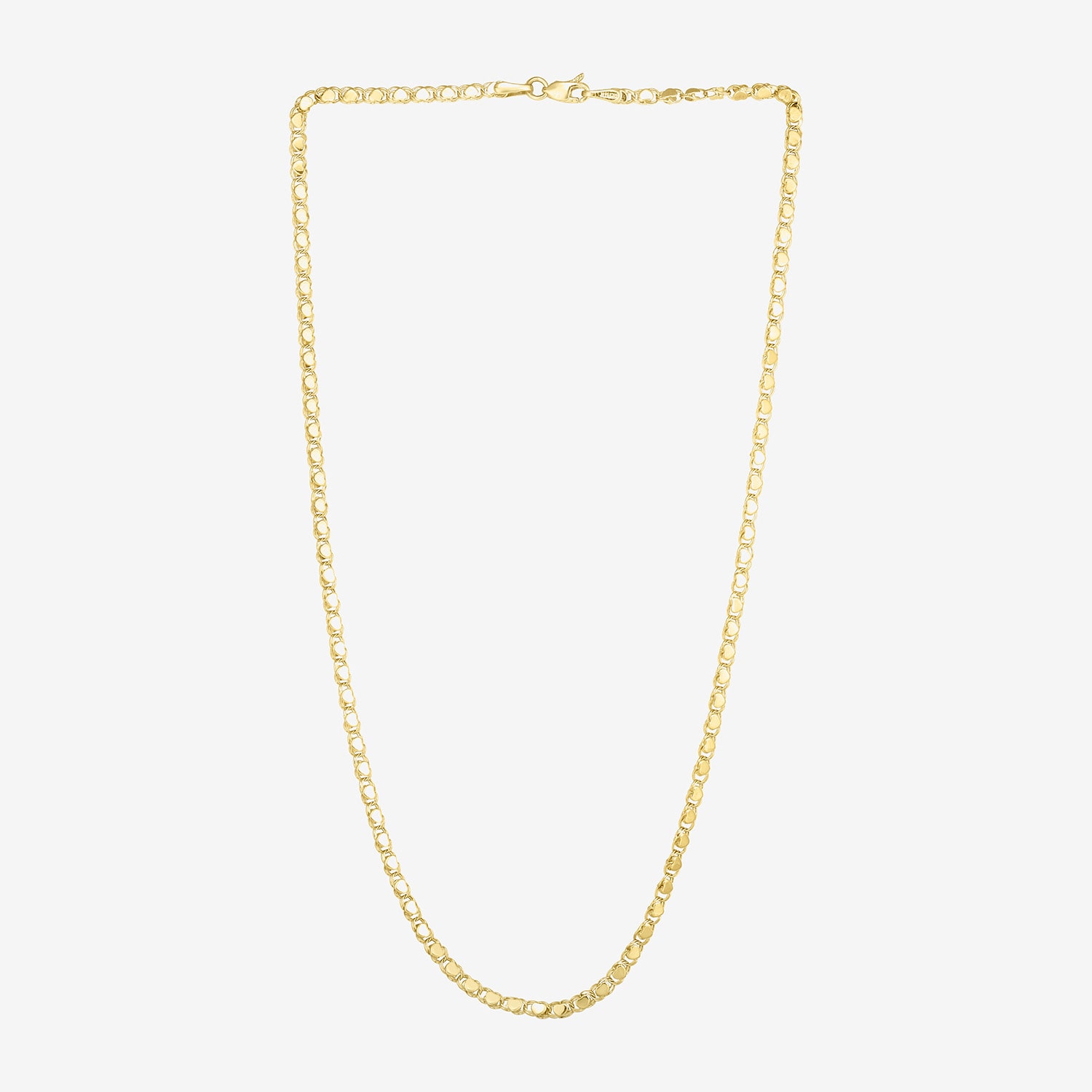 Unisex Adult 14K Gold 18 Inch Chain Necklace