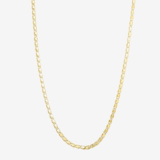 Unisex Adult 14K Gold 18 Inch Chain Necklace