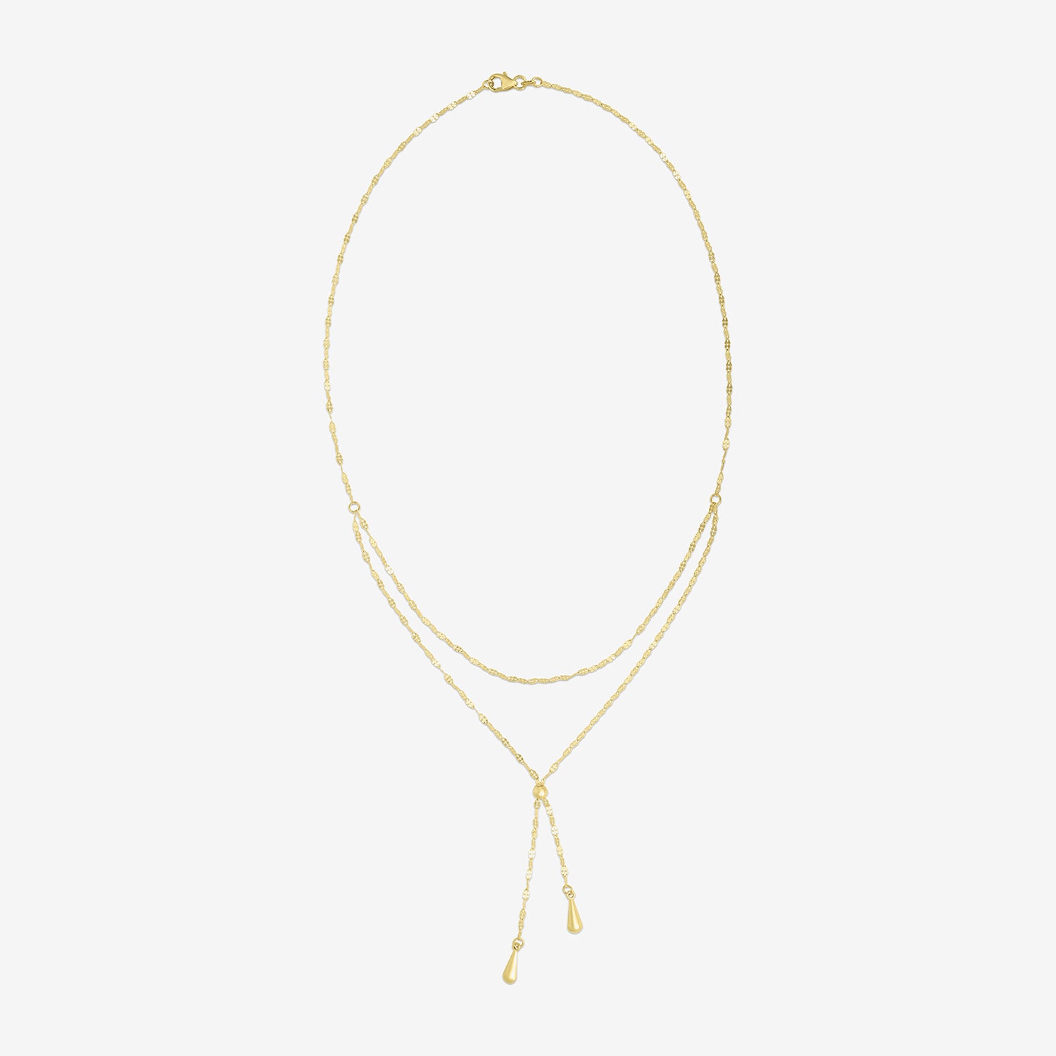 Gold Addiction Unisex Adult 14K Gold 17 Inch Chain Necklace