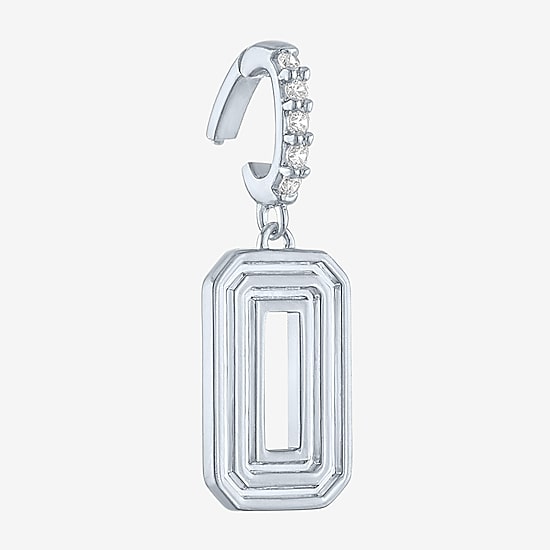 Charmed by Diamond Addiction Number (G-H / Si2-I1) Womens Diamond Accent Lab Grown White Diamond Sterling Silver Pendant