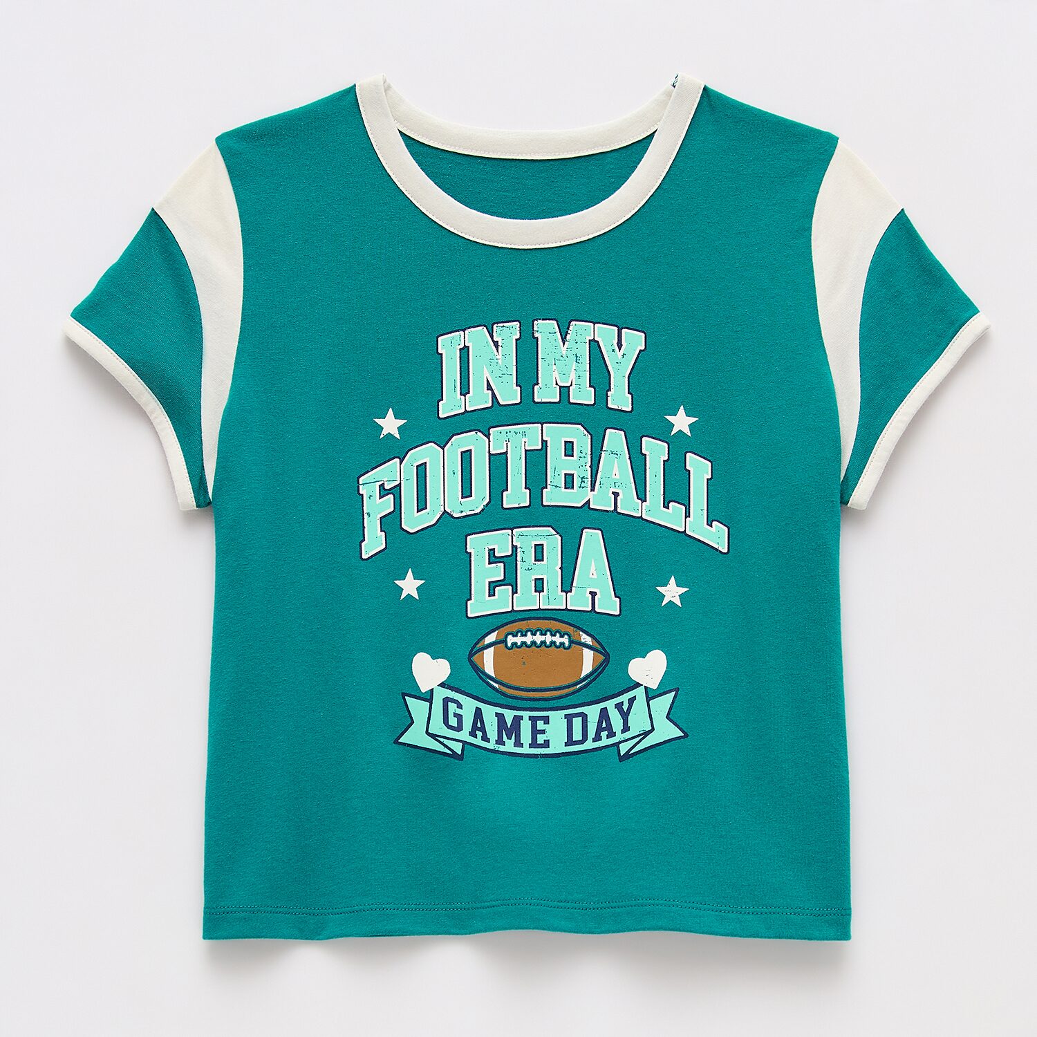 Thereabouts Little & Big Kid Girls Crew Neck Short Sleeve Regular Fit Graphic T-Shirt