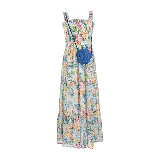 Speechless Big Kid Girls Sleeveless Floral Maxi Dress