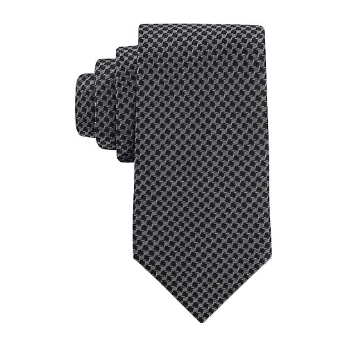 Haggar Oakton Micro Geo Tie Geometric Tie In Black