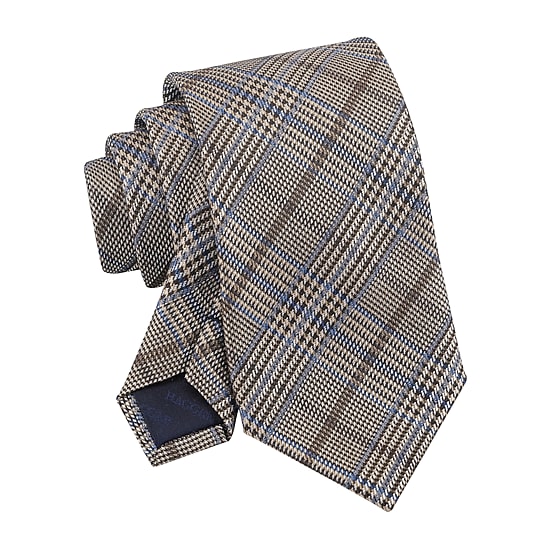 Haggar Saint Clair Silk Blend Plaid Tie
