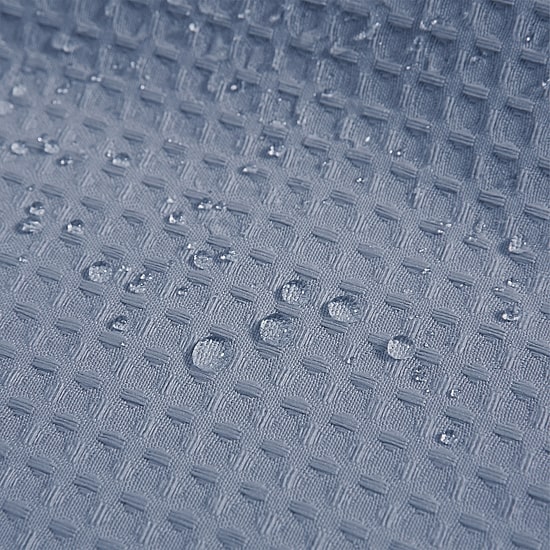 Awesome Home™ No Hook Waffle Snap-In Liner Shower Curtain