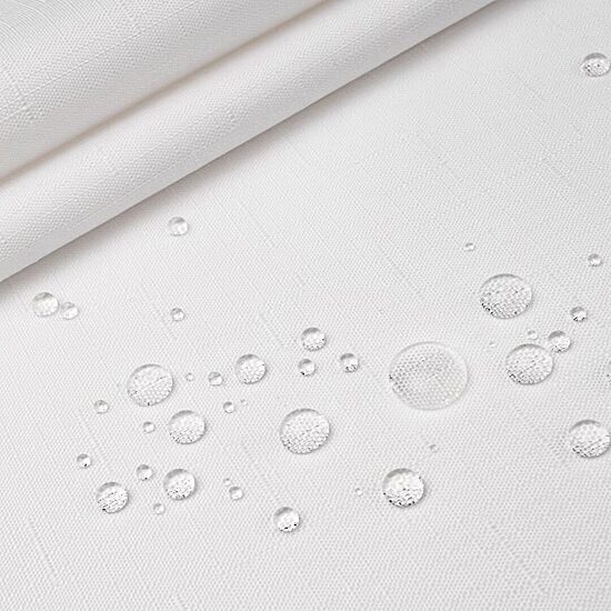 Awesome Home™ No Hook Slub Linen Texture Peva Snap-In Liner Shower Curtain