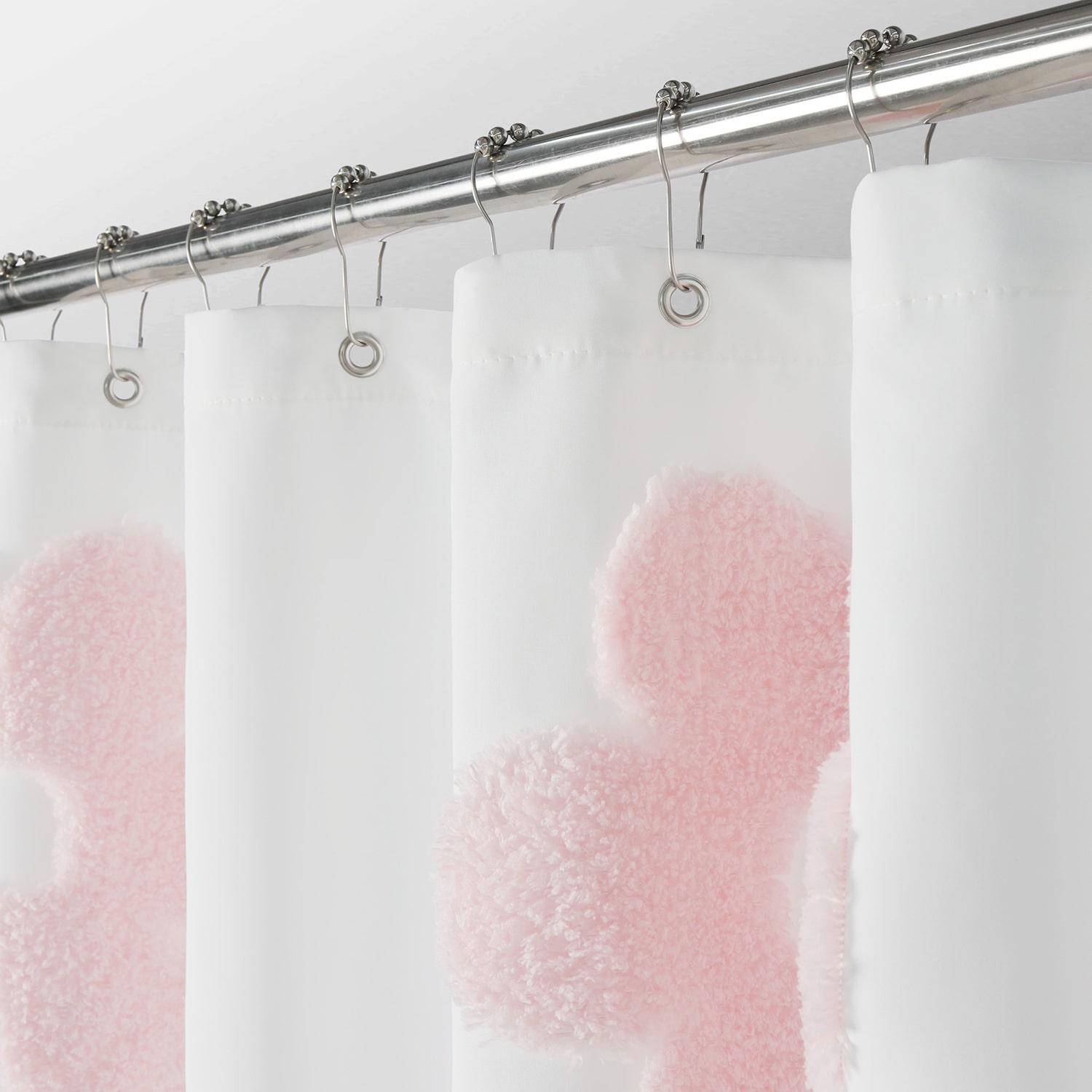 Awesome Home™ Tufted Flower Shower Curtain