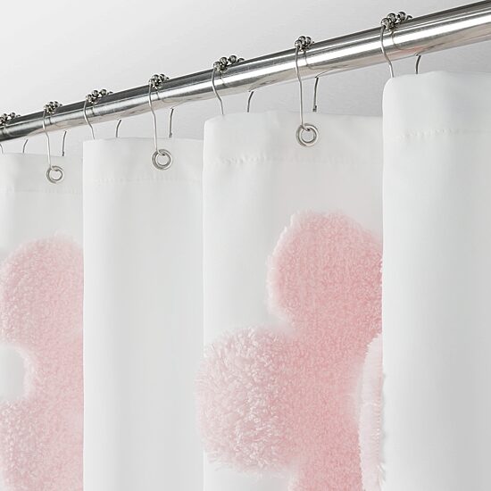 Awesome Home™ Tufted Flower Shower Curtain