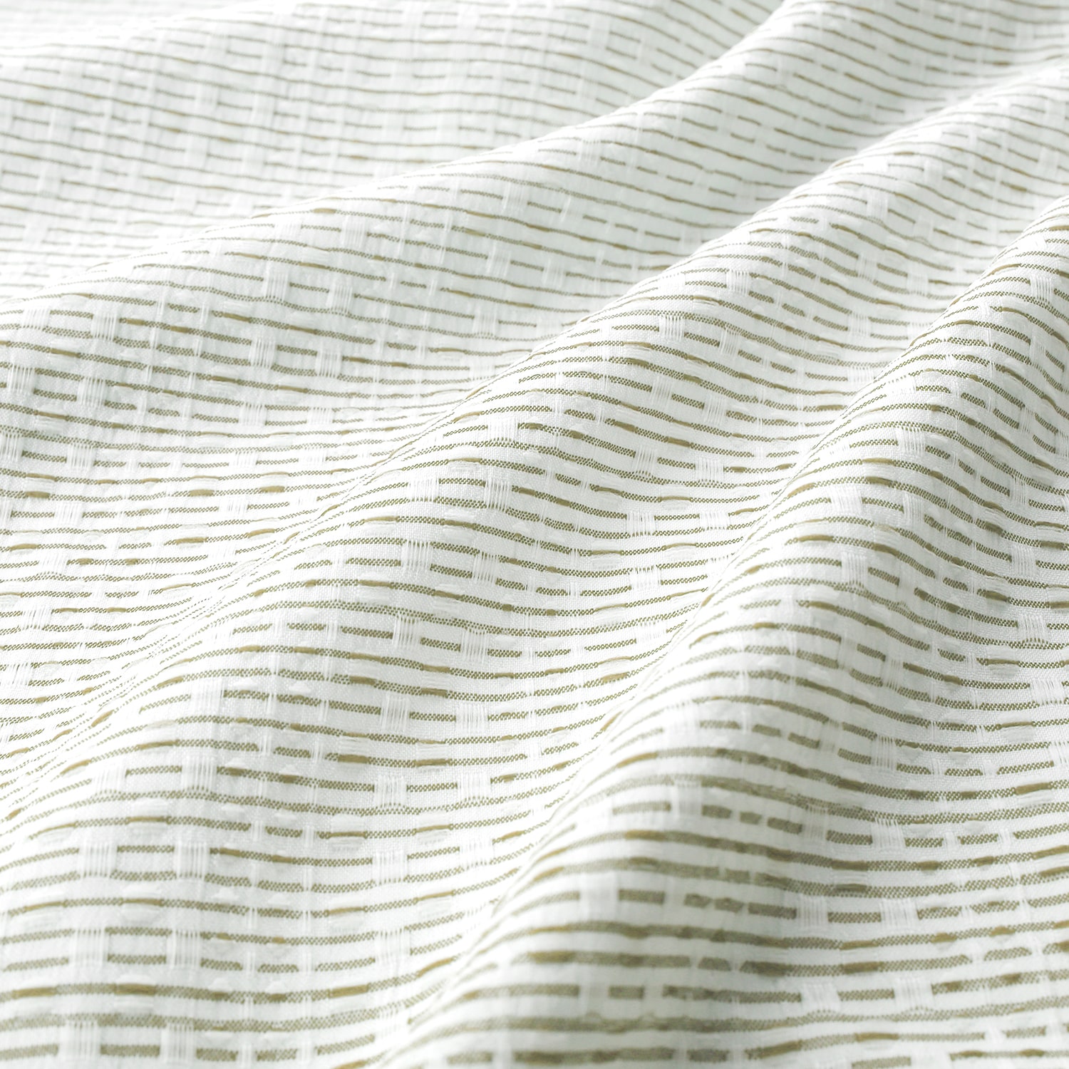 Awesome Home™ No Hook Ombre Waffle Snap-In Liner Shower Curtain