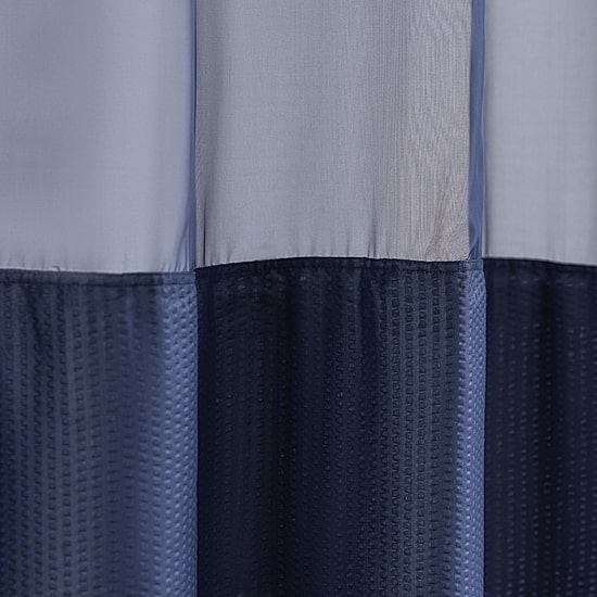 Awesome Home™ No Hook Embossed Snap-In Liner Shower Curtain