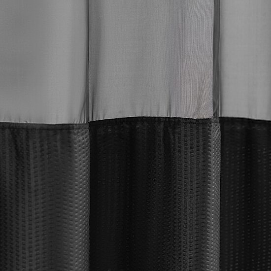 Awesome Home™ No Hook Embossed Snap-In Liner Shower Curtain