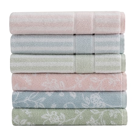 Liz Claiborne Signature Plush Solid 6-pc. Towel Set - JCPenney