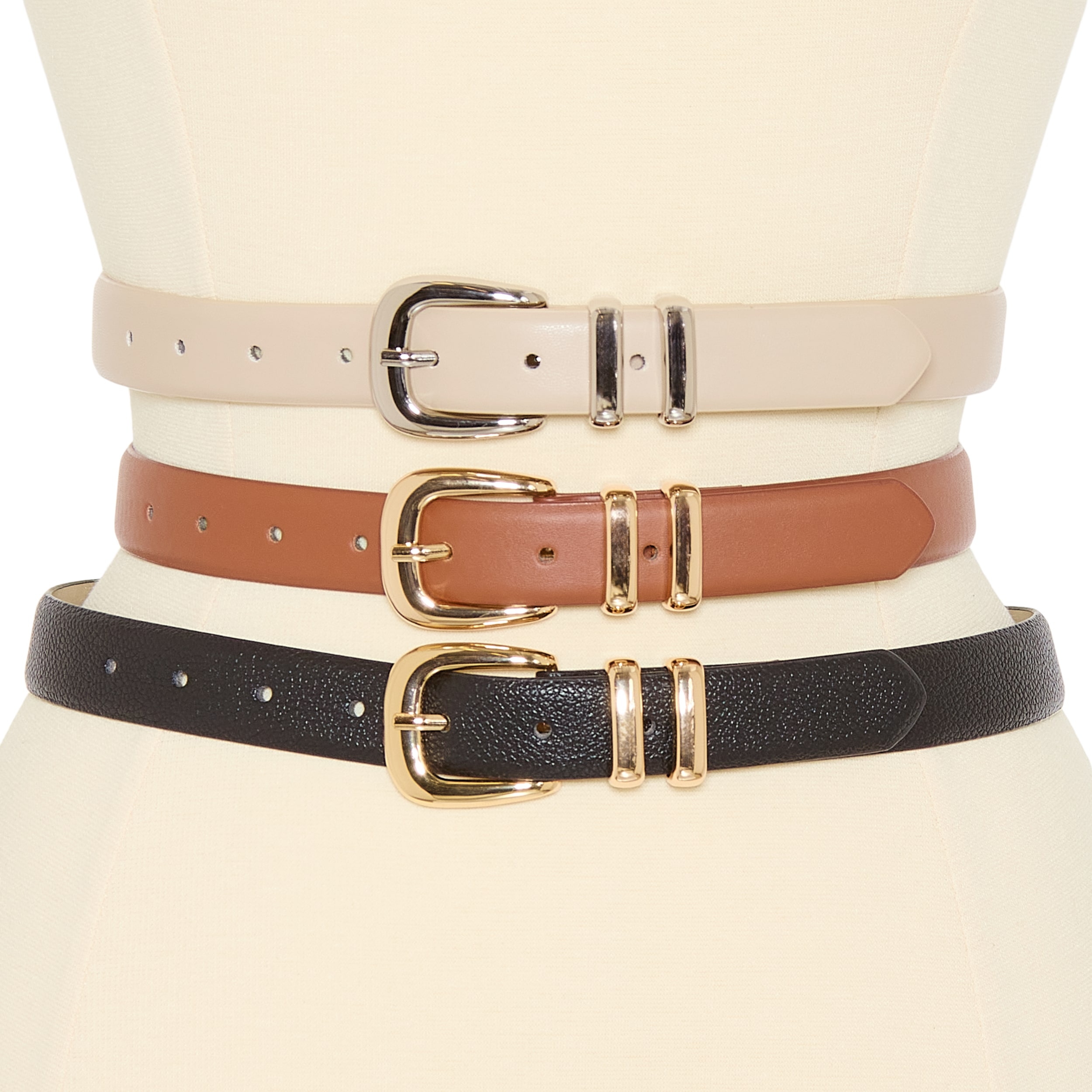 Liz Claiborne Classic Buckle 3-pc. Womens Belt