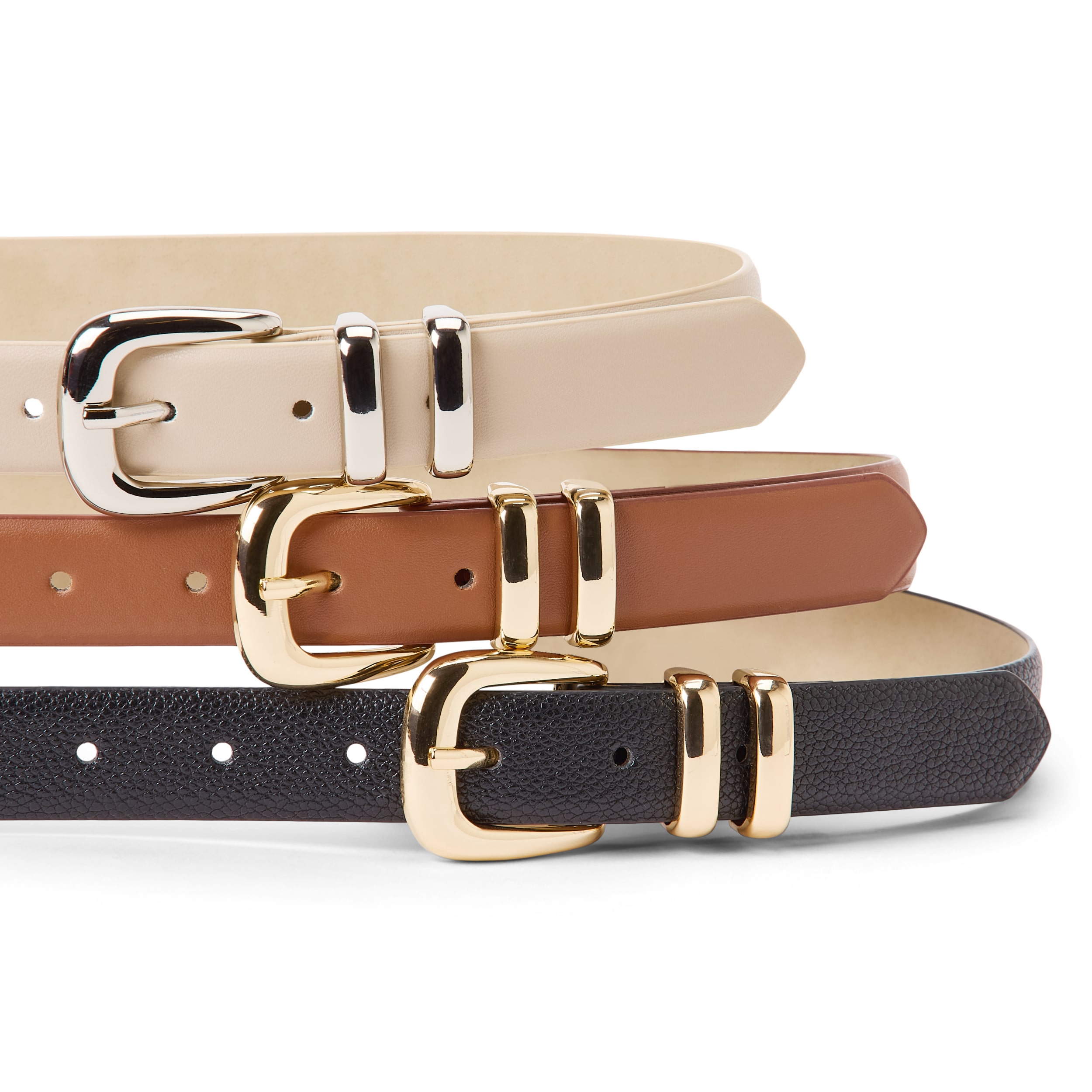 Liz Claiborne Classic Buckle 3-pc. Womens Belt