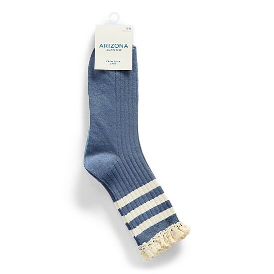 Arizona Womens 2 Pair Quarter Ankle Socks