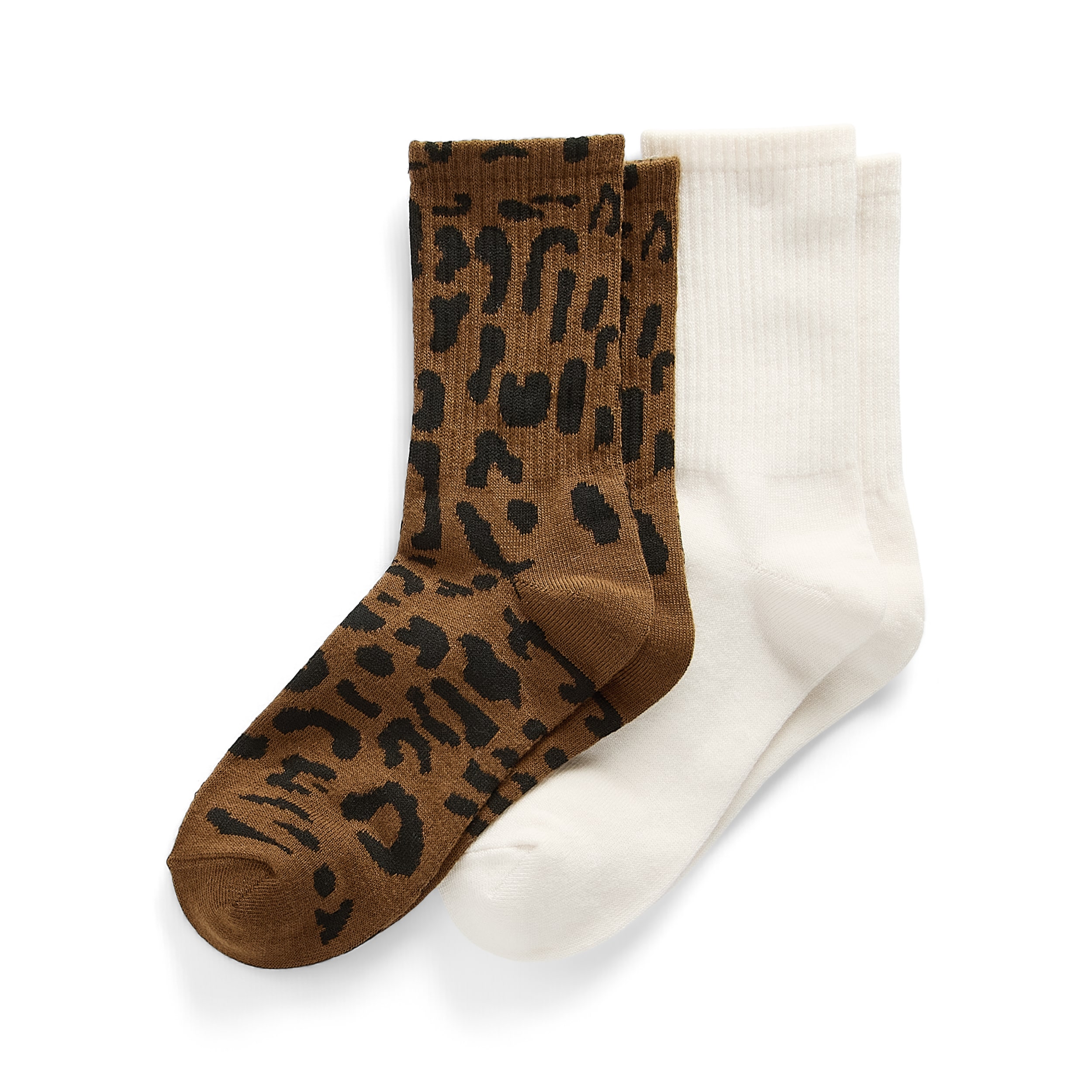 Arizona Womens 2 Pair Crew Socks