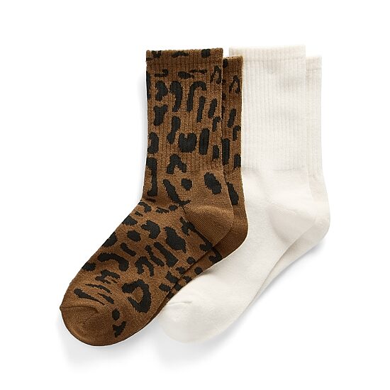 Arizona Womens 2 Pair Crew Socks