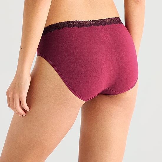 Ambrielle Cotton High Cut Panty