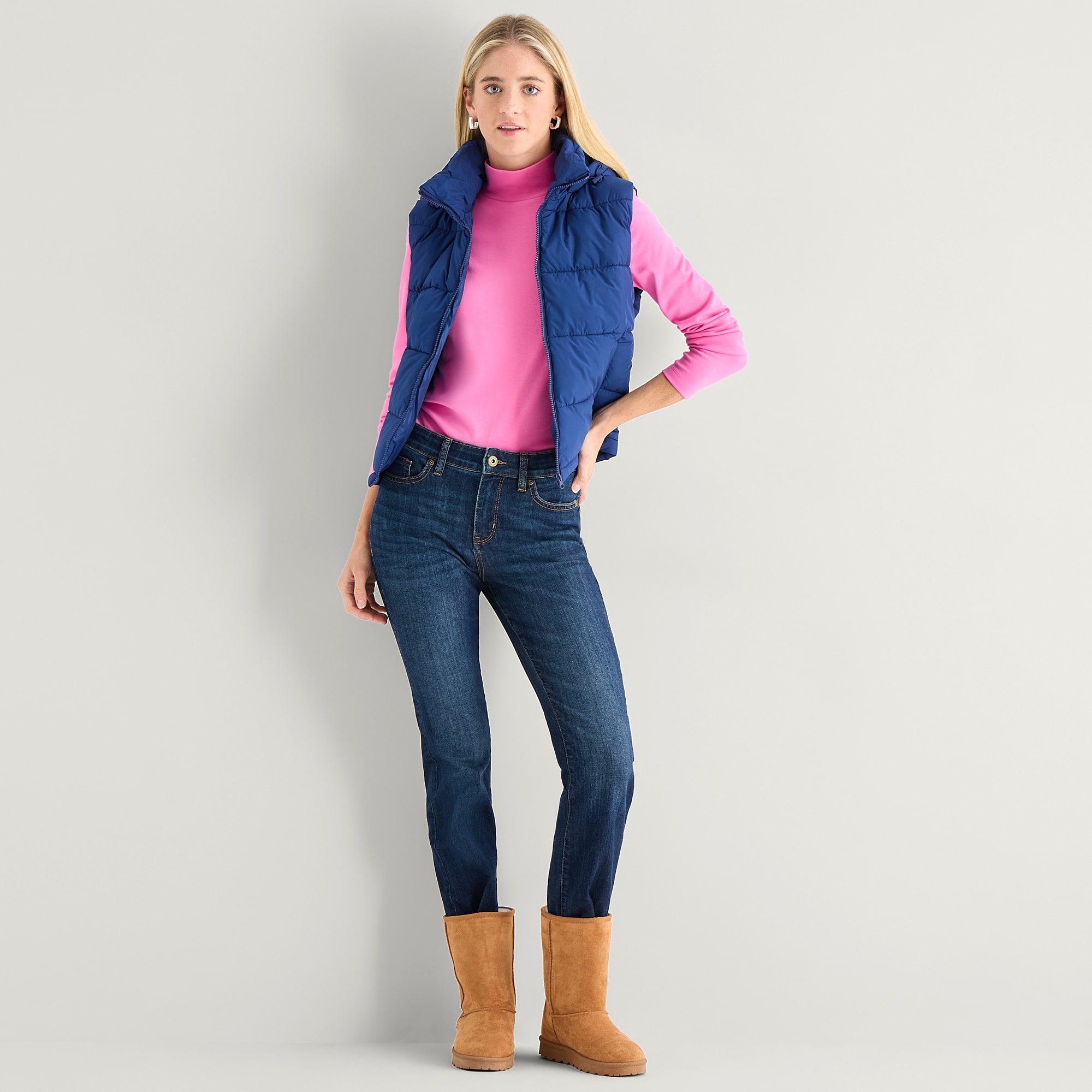 St. John's Bay Womens Puffer Vest