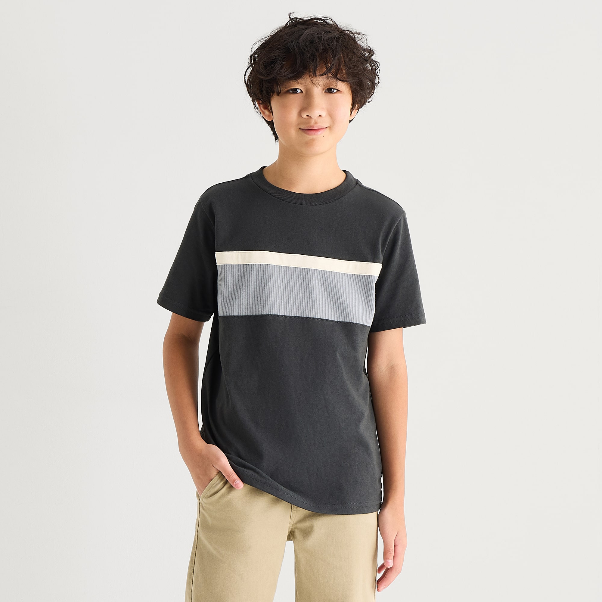 Thereabouts Little & Big Kid Boys Crew Neck Short Sleeve T-Shirt