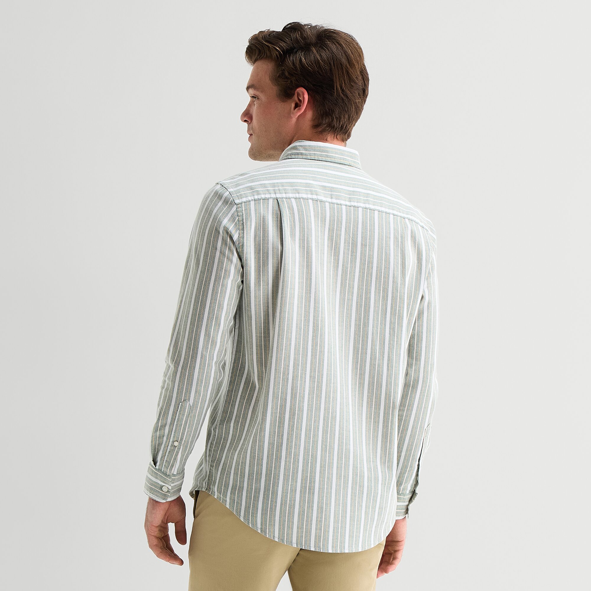 St. John's Bay Mens Long Sleeve Classic Fit Button-Down Shirt