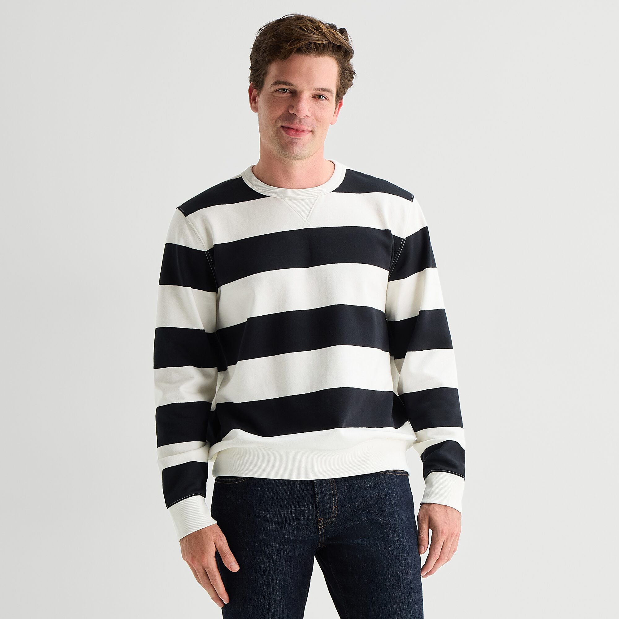 St. John's Bay Mens Crew Neck Long Sleeve Sweatshirt