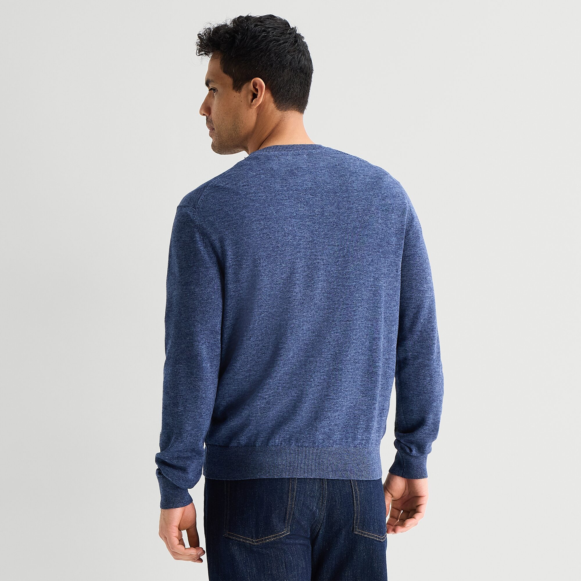 mutual weave Mens Crew Neck Long Sleeve Pullover Sweater