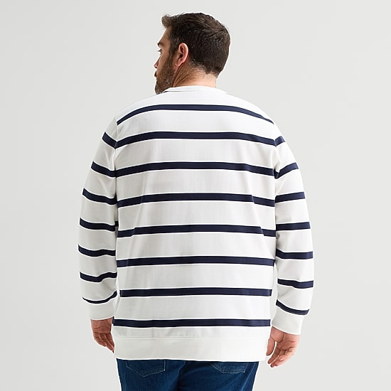 St. John's Bay Mens Crew Neck Long Sleeve Big and Tall Sweatshirt