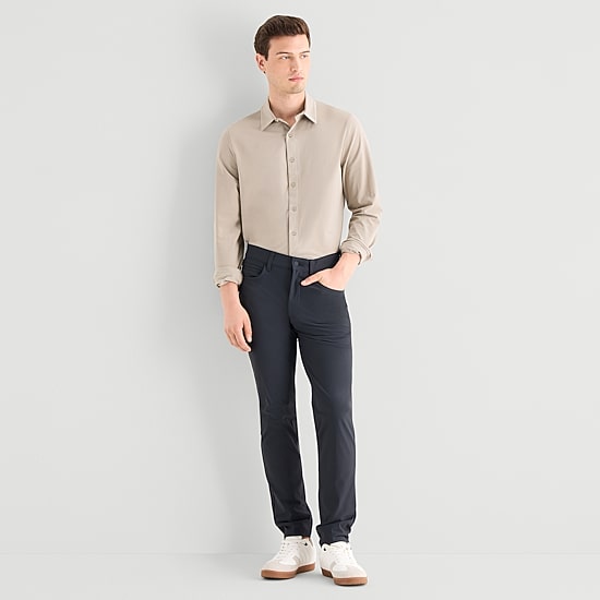 Stylus Mens Long Sleeve Regular Fit Button-Down Shirt