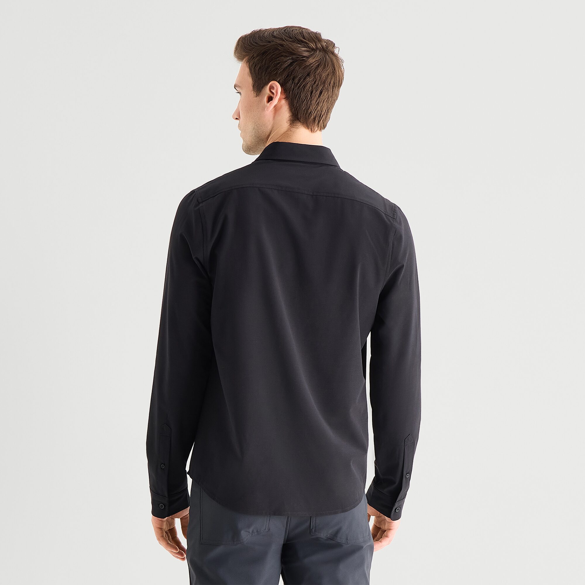 Stylus Mens Long Sleeve Regular Fit Button-Down Shirt