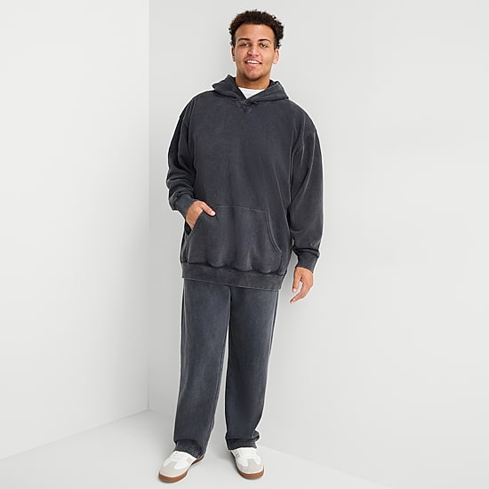 Arizona Mens Long Sleeve Fleece Big and Tall Hoodie