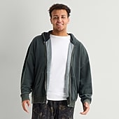 Arizona Mens Hooded Long Sleeve Big and Tall Sweatshirt