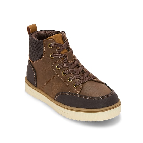 Thereabouts Little & Big Kid Boys Asher Flat Heel Lace Up Boots