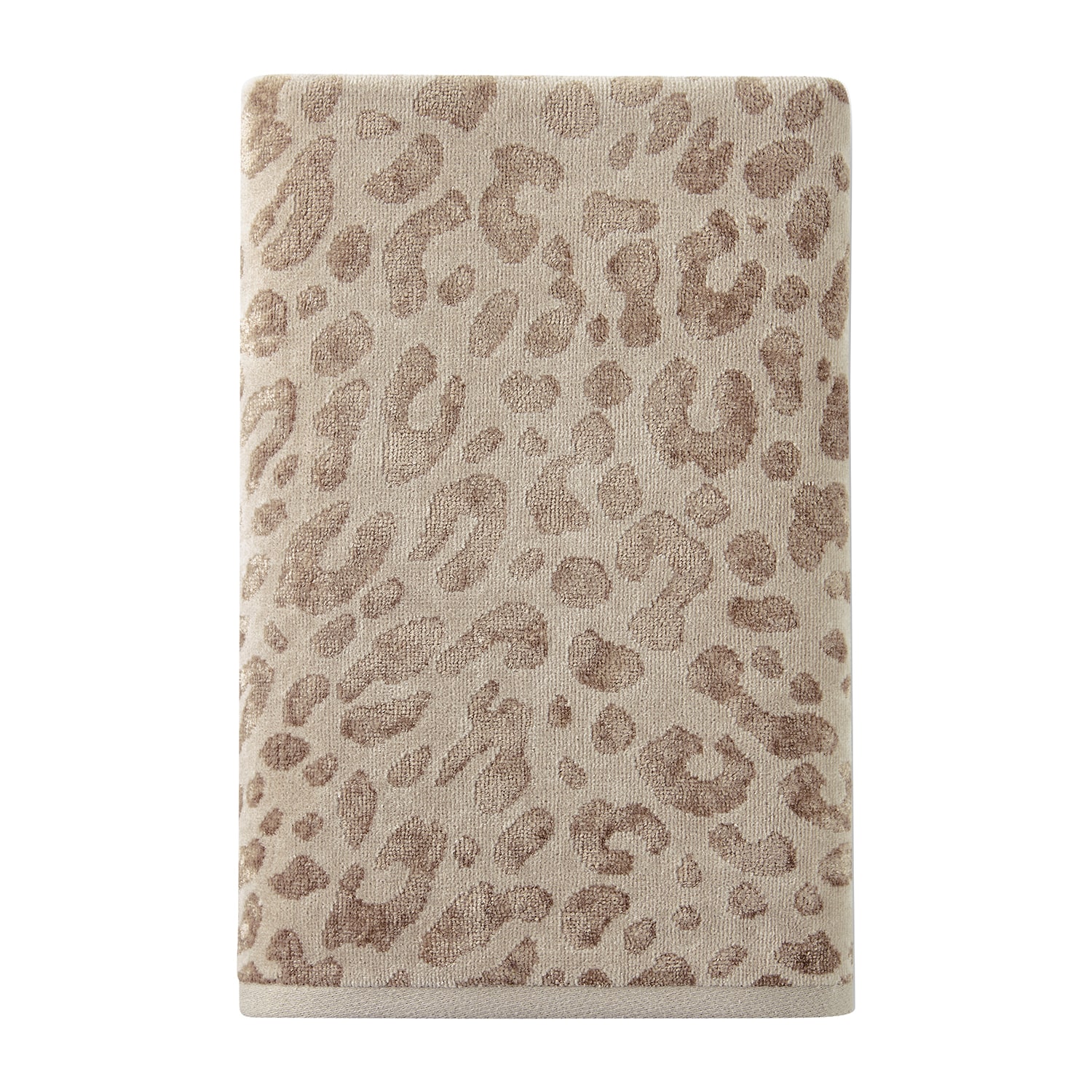 Fieldcrest Oversized Leopard Texturedl Bath Towel