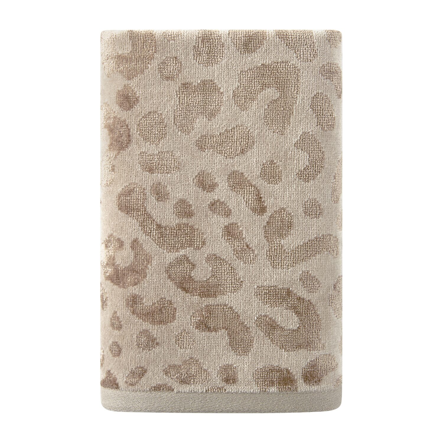 Fieldcrest Oversized Leopard Texturedl Bath Towel