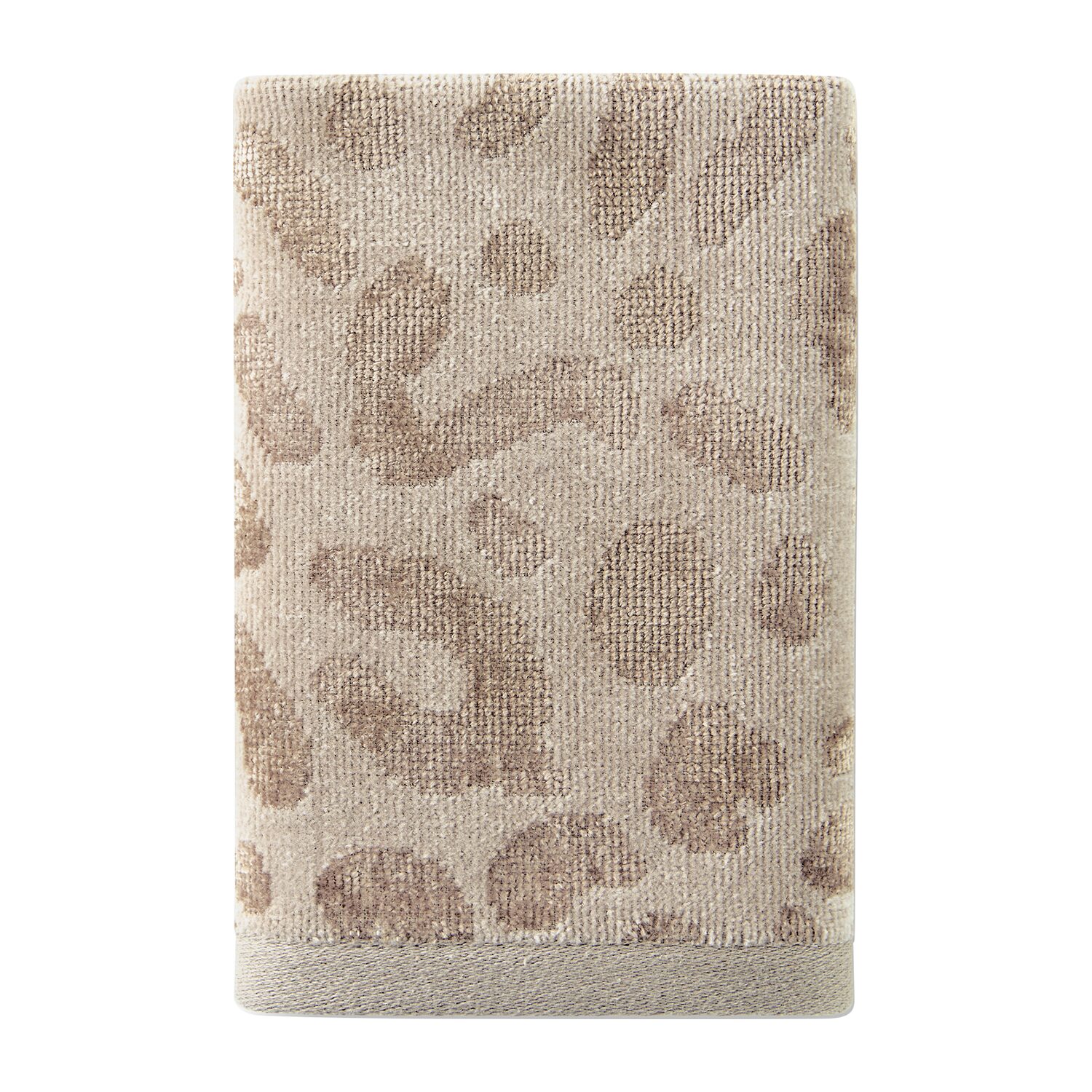 Fieldcrest Oversized Leopard Texturedl Bath Towel