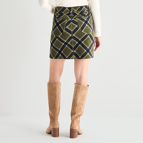 St. John's Bay Womens High Rise Mini Pencil Skirt