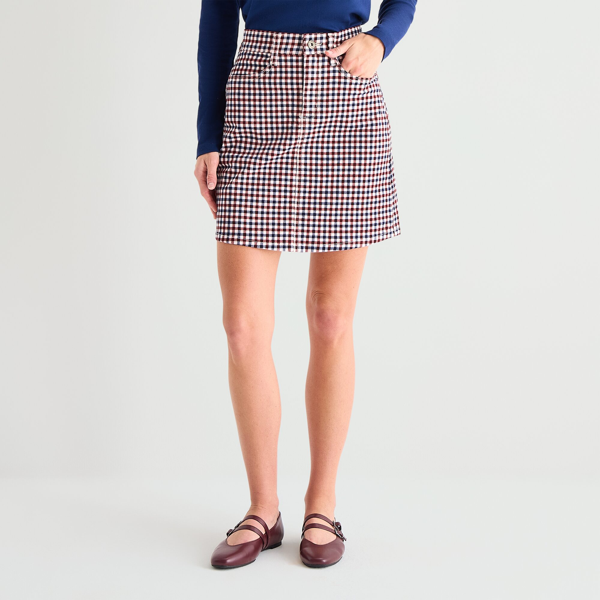 St. John's Bay Womens High Rise Mini Pencil Skirt