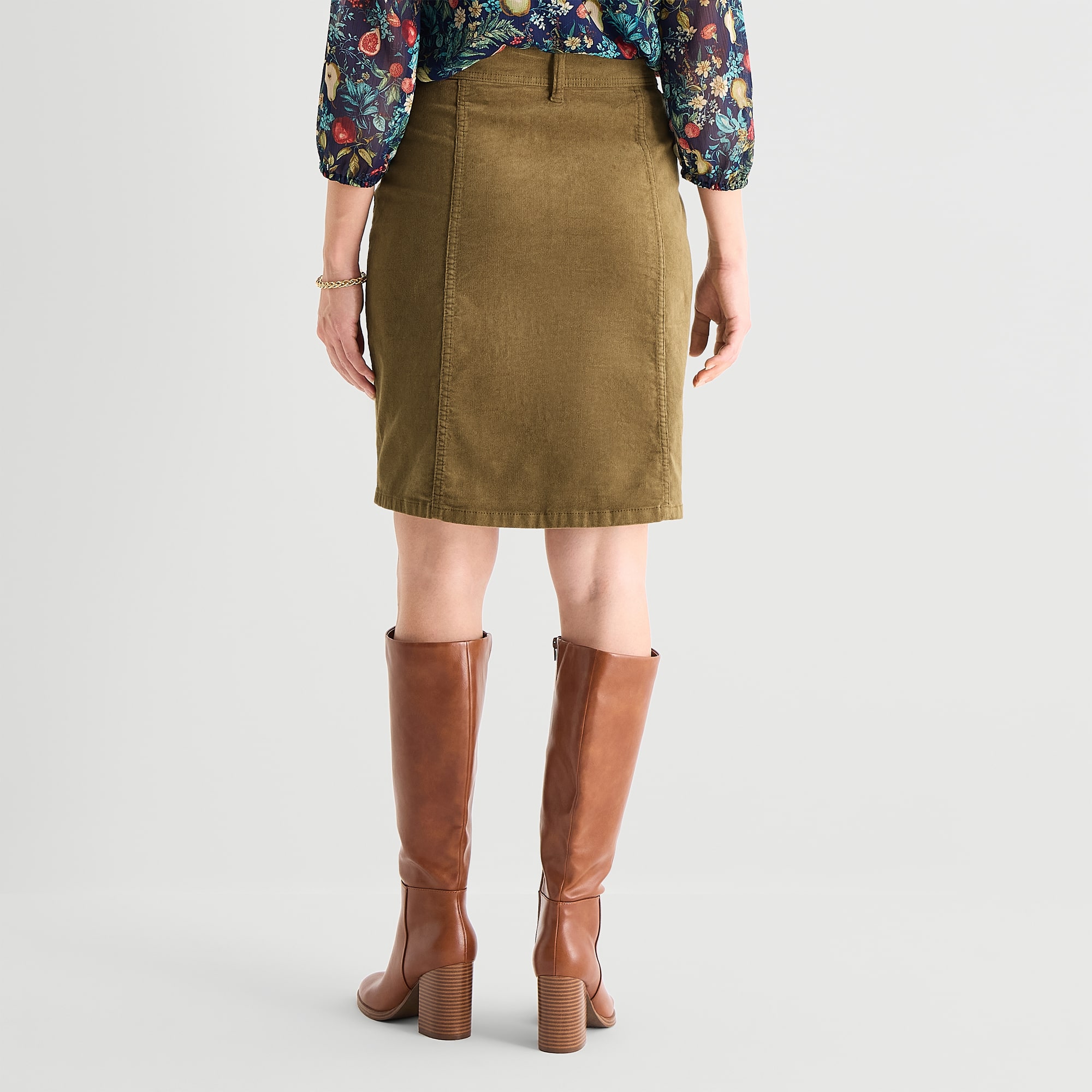 St. John's Bay Womens Mid Rise Pencil Skirt
